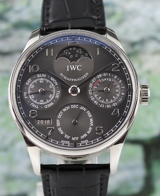 (image for) IWC 18K White Gold Portuguese Perpetual Calendar / IW502218